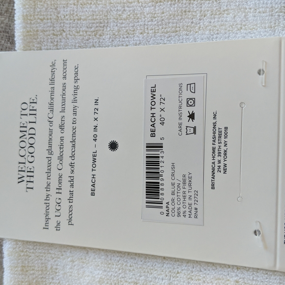 UGG Bath Ugg Beach Towel 4x72 Poshmark
